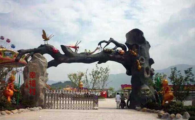 仿真树大门_为什么说漂亮的仿真树大门是不会过时的