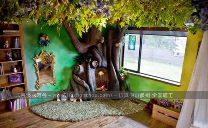 特别详细的水泥假树制作图解有多张施工过程图片供参考