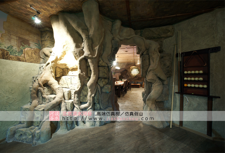 吉安国泰大厦大型仿真树工程项目安装圆满完工-北京圣园工程