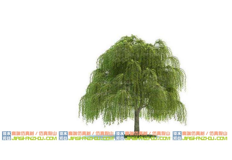 仿真柳树制作于广西南宁华美达酒店后效果达到好水准