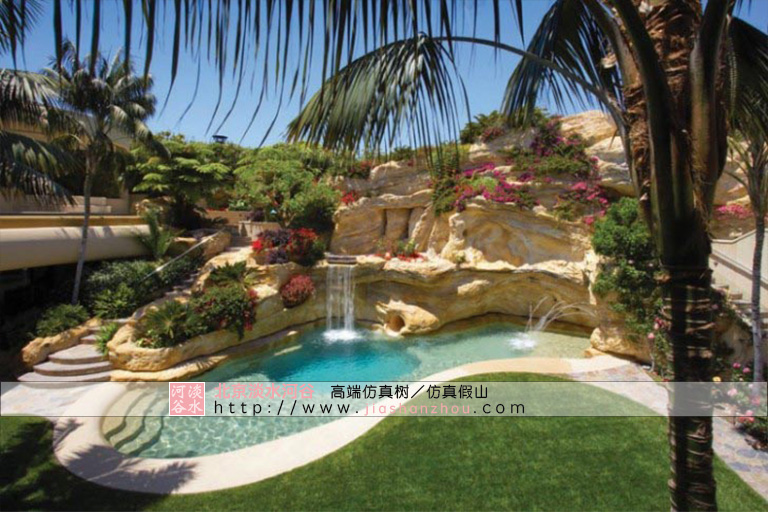 塑石假山在炎热的夏天安装应注意的地方