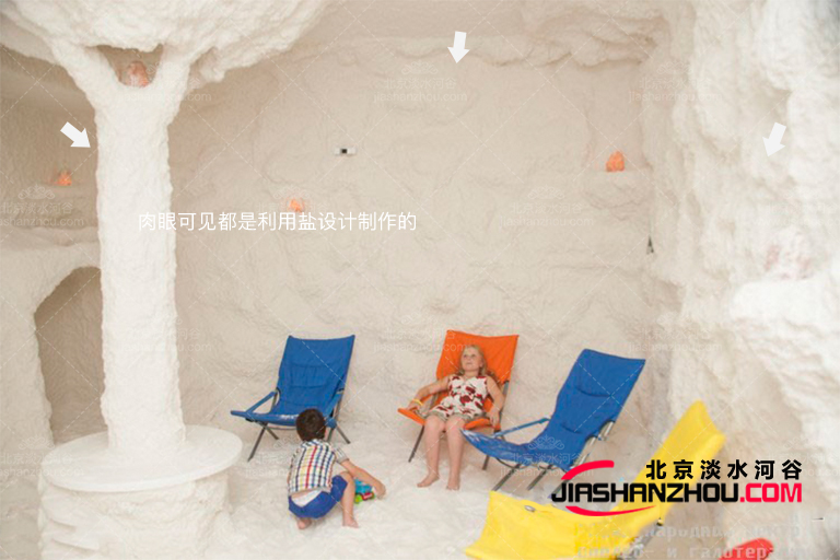 蓝海国际大酒店家全部用盐建造房间的酒店