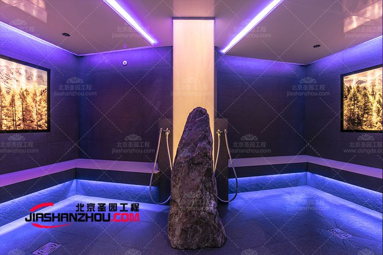 时尚的盐洞盐疗汗蒸房看起来既现代又迷人