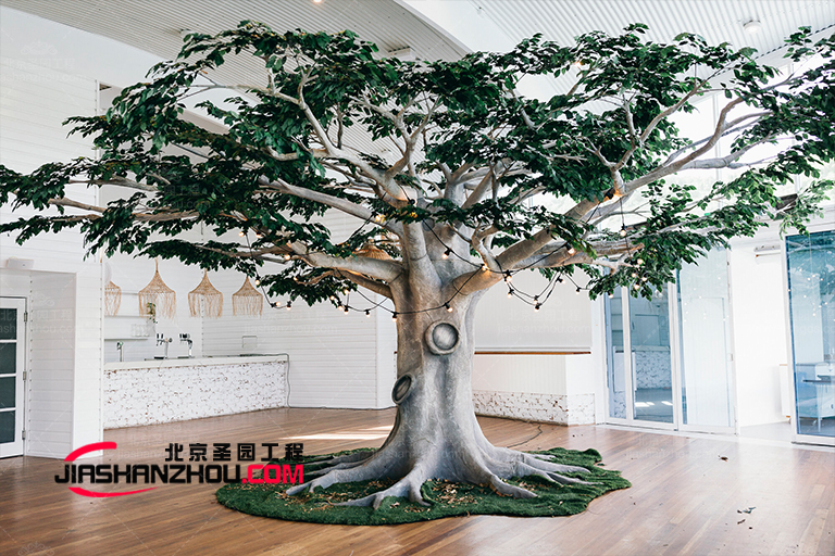 不惧阳光直射的室内仿真树植物低维护不耗精力