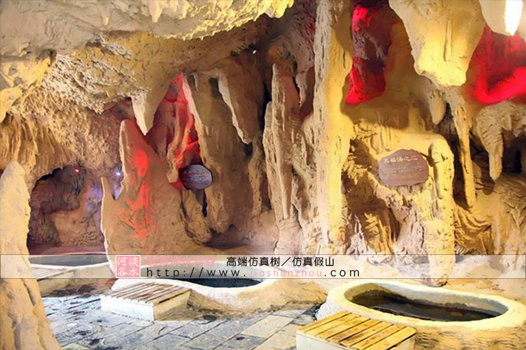 水泥假山在景观美化中成为城市文明的一部分