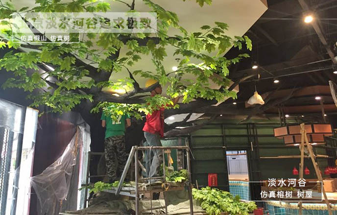 酒店大厅仿真树满足顾客对于自然环境的向往