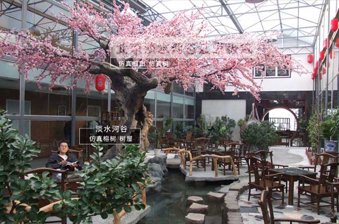 仿真树与真植物市场相比一点也不逊色