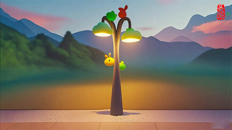 北京水泥仿木灯杆拥有逼真的木材质感和外观扎实的基地