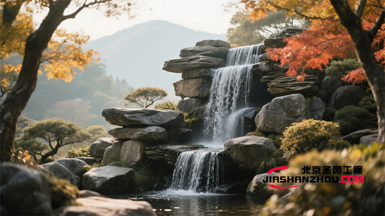四川甘孜水泥假山的智能导览 手机扫码听讲解太智慧了