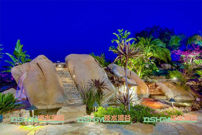 水泥假山图片