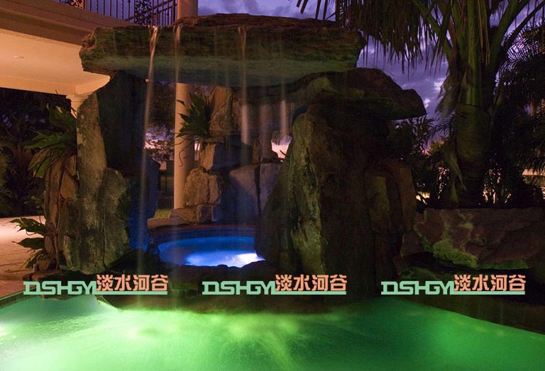水泥假山图片