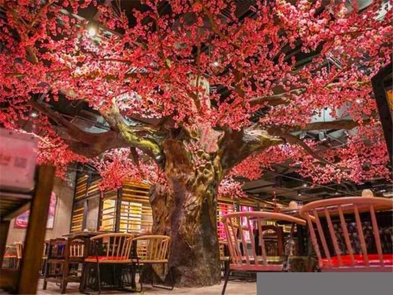 仿真桃花树