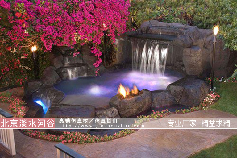 假山鱼池