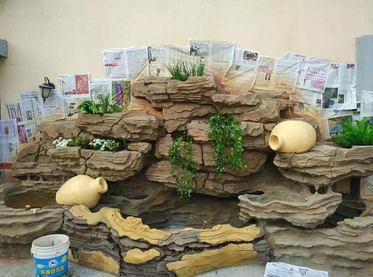 室内假山景观图片大全