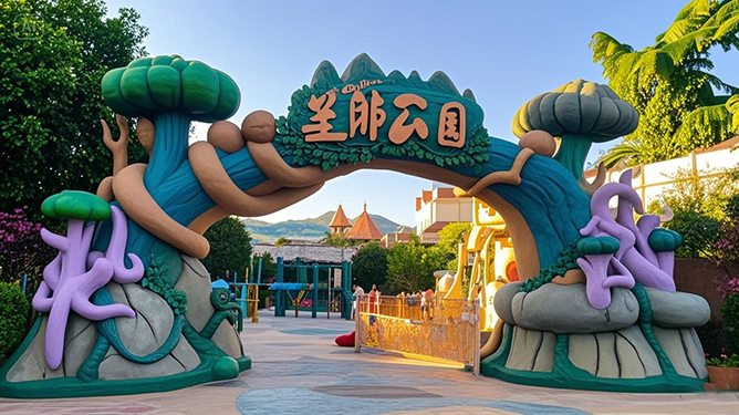生态园大门
