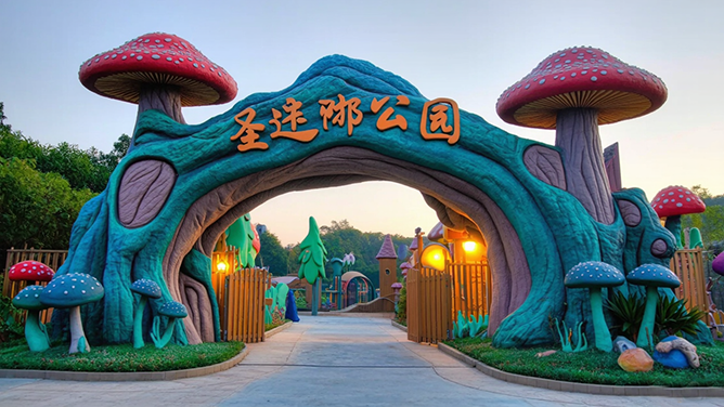 生态园大门