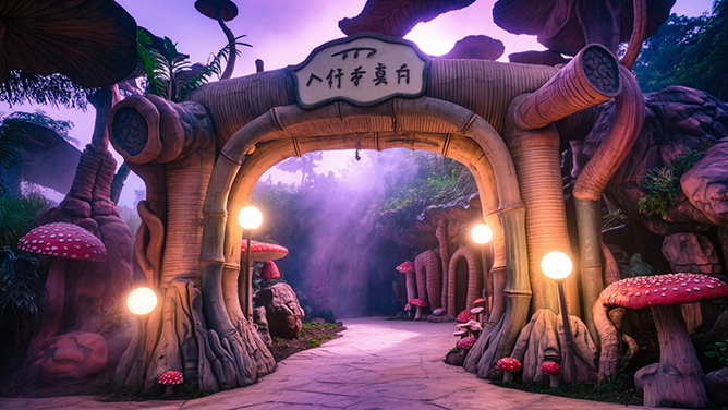 生态园大门