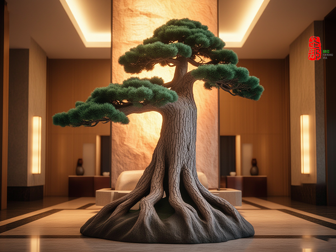 仿真松树