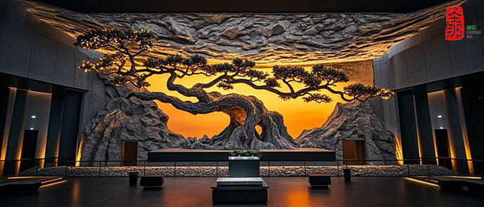 仿真松树