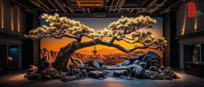 仿真松树
