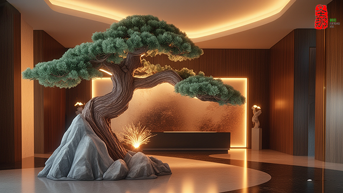 仿真松树