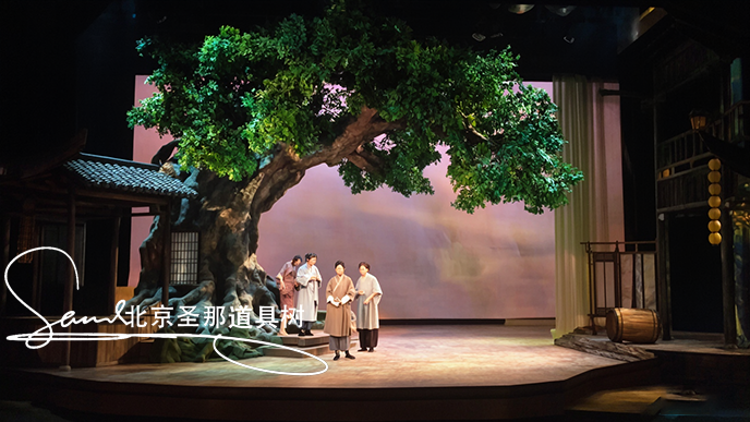 玻璃钢舞台道具树