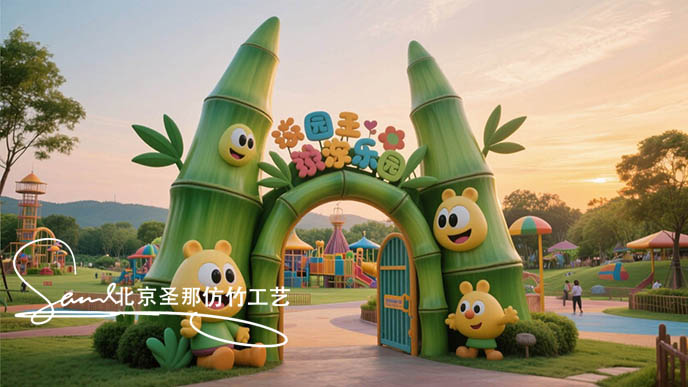 仿竹凉亭