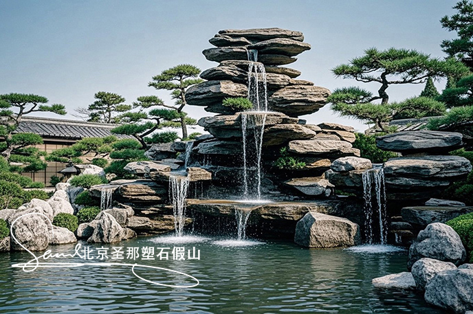 假山鱼池