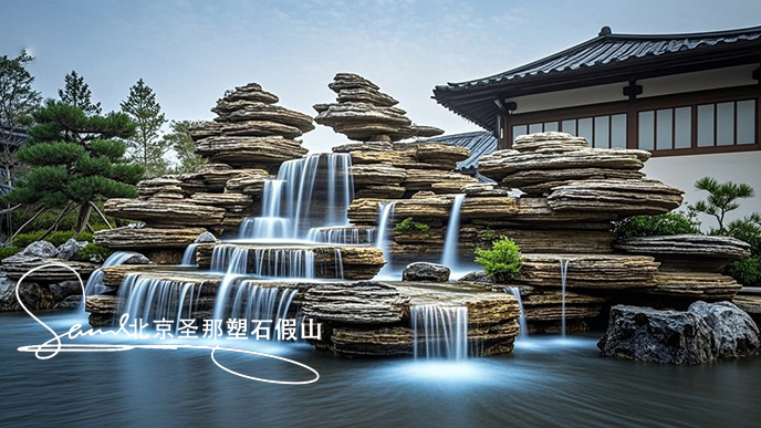 假山鱼池