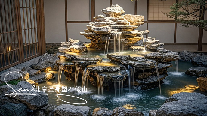假山鱼池