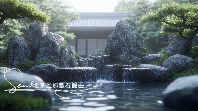 假山鱼池