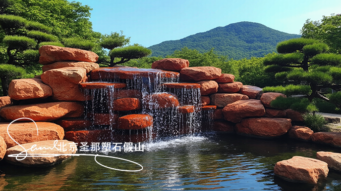 黄石假山