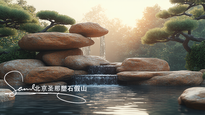 黄石假山