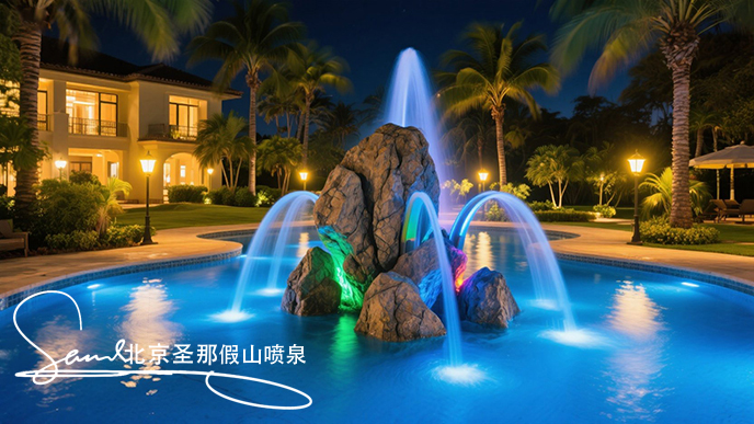 假山喷泉