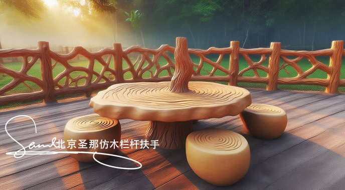 jimeng-2025-06-25-8483-正在施工制作的旅游区楼梯室外安全围栏设计制作过程，美工正在施工制作，先用钢筋焊接....jpeg