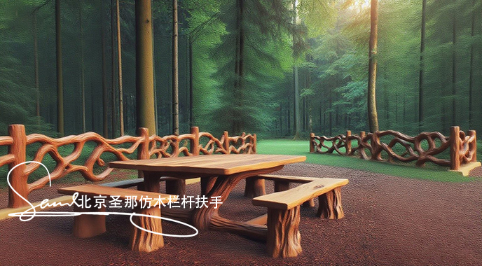 jimeng-2025-06-25-8477-正在施工制作的旅游区楼梯室外安全围栏设计制作过程，美工正在施工制作，先用钢筋焊接....jpeg