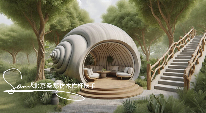 jimeng-2025-06-25-2134-正在施工制作的旅游区楼梯室外安全围栏设计制作过程，美工正在施工制作，先用钢筋焊接....jpeg