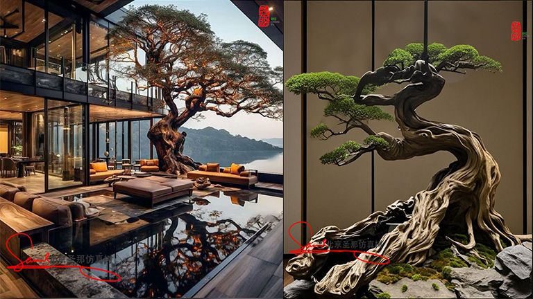 仿真树