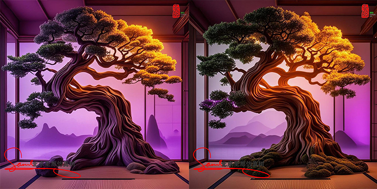 仿真树