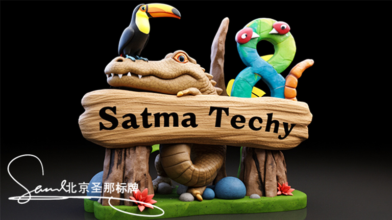 水泥仿木标识牌