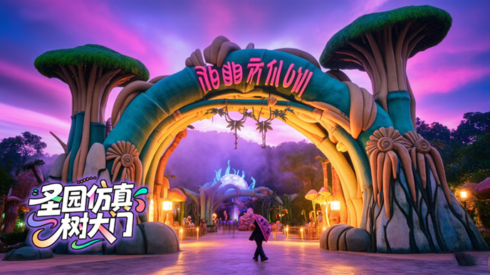 仿真树大门.png 仿真树大门