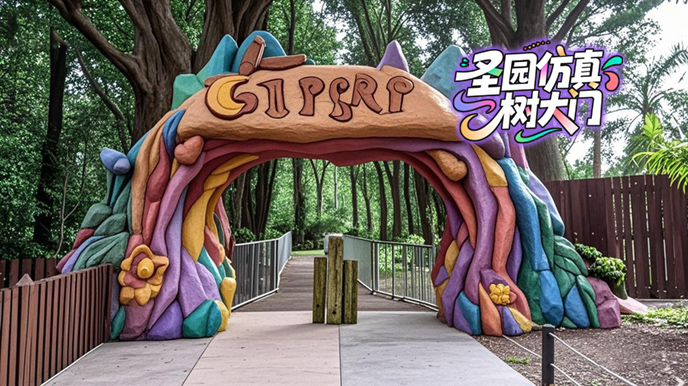 仿真树大门.jpeg 仿真树大门