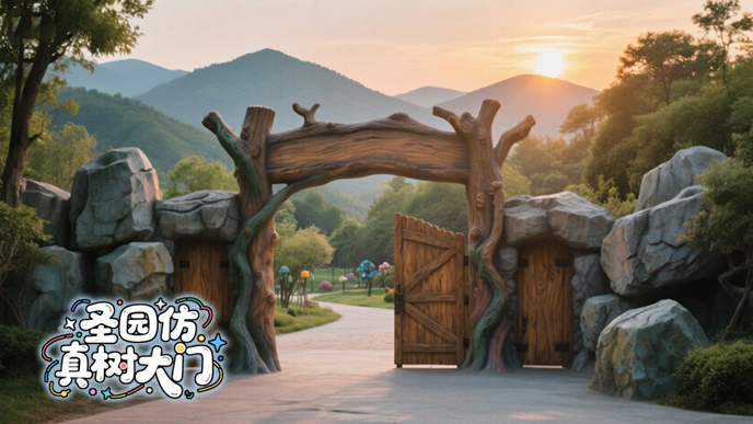 仿真树大门.jpeg 仿真树大门