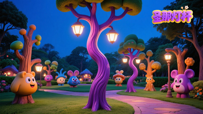 卡通灯杆.jpeg 卡通灯杆