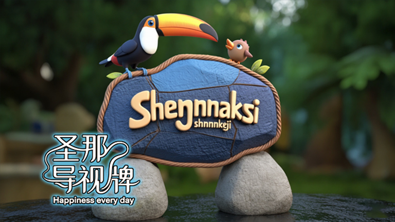 水泥仿木标识牌