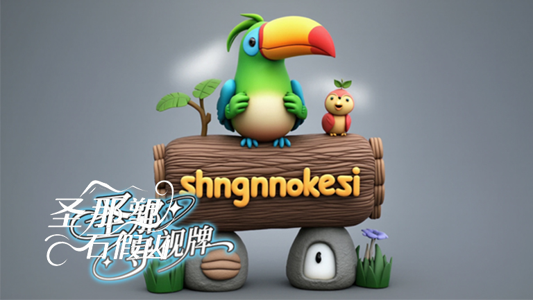 水泥仿木标识牌