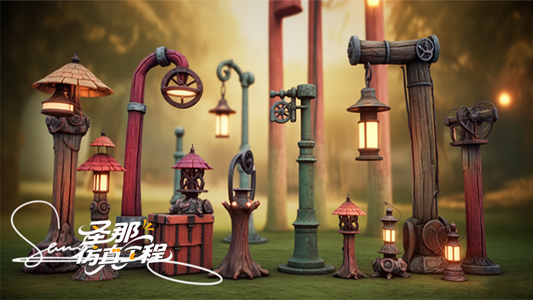 卡通灯杆.jpg 卡通灯杆