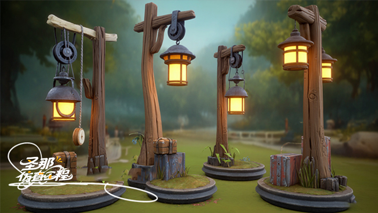 卡通灯杆.jpg 卡通灯杆