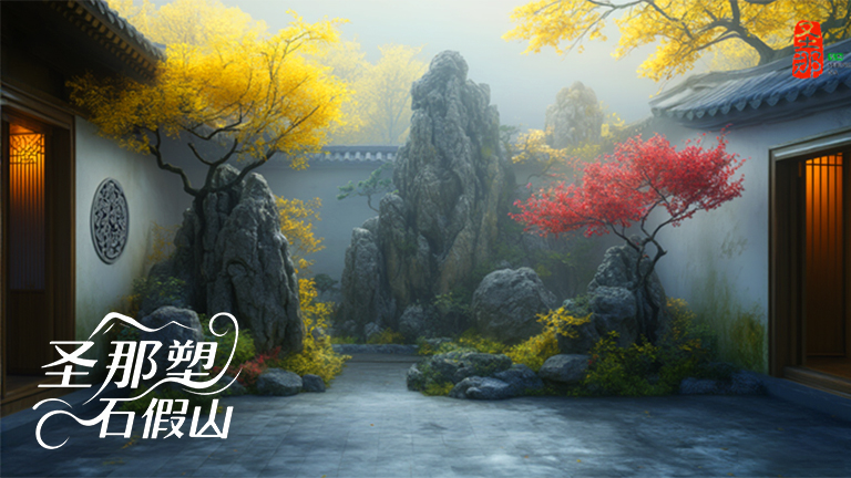 水泥假山