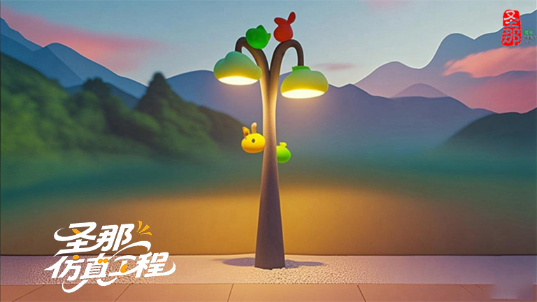 水泥仿木灯杆.jpg 水泥仿木灯杆